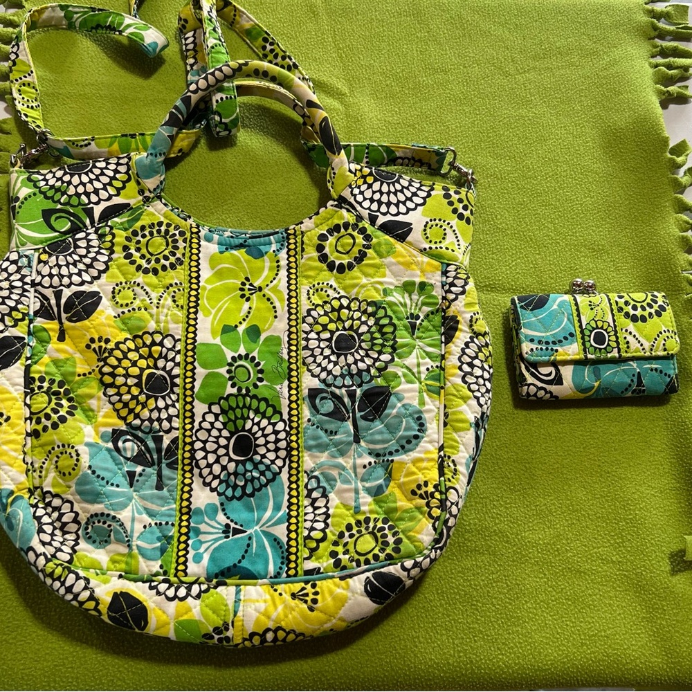 Vera Bradley purse and wallet.